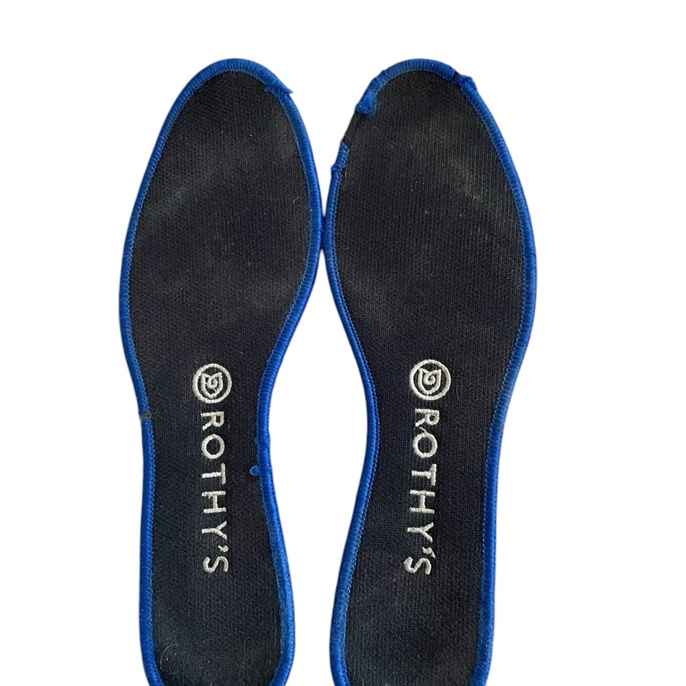 Rothy's Flats Black /Gray Birdseye Round Toe Women's Size 8.5 - Picture 7 of 9